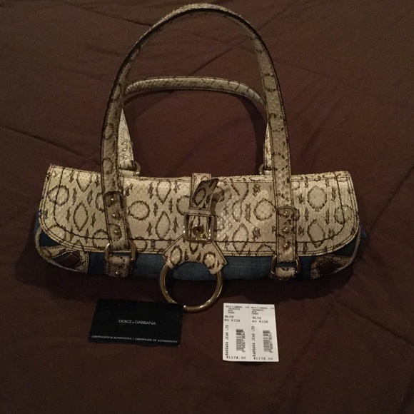 dolce gabbana python bag